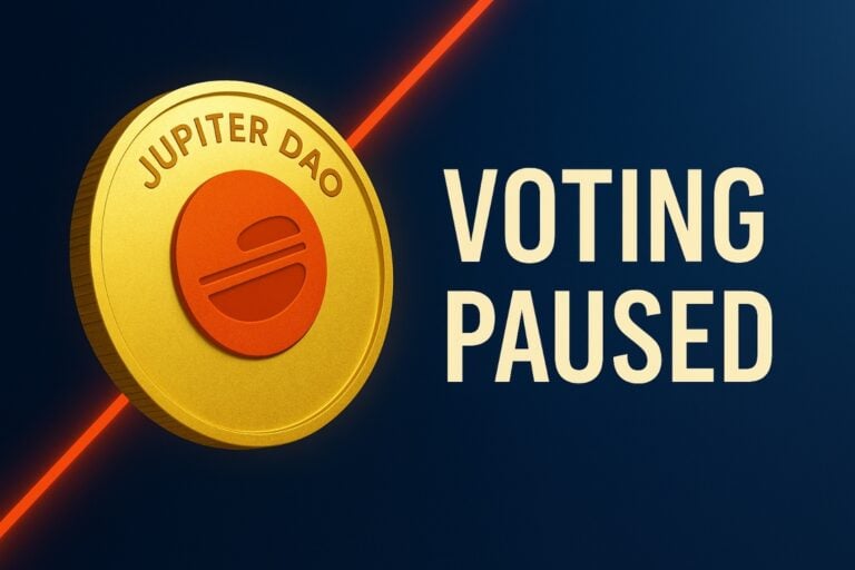 Jupiter suspende la votación del DAO hasta 2026
