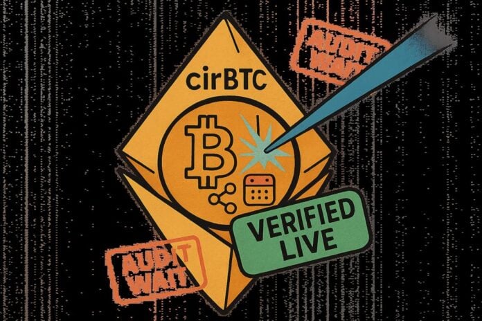 Circle cirBTC Bitcoin Ethereum