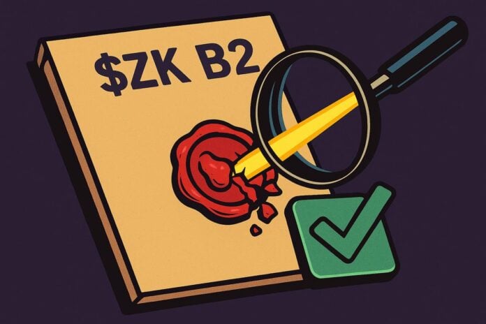 zkSync transparency filing