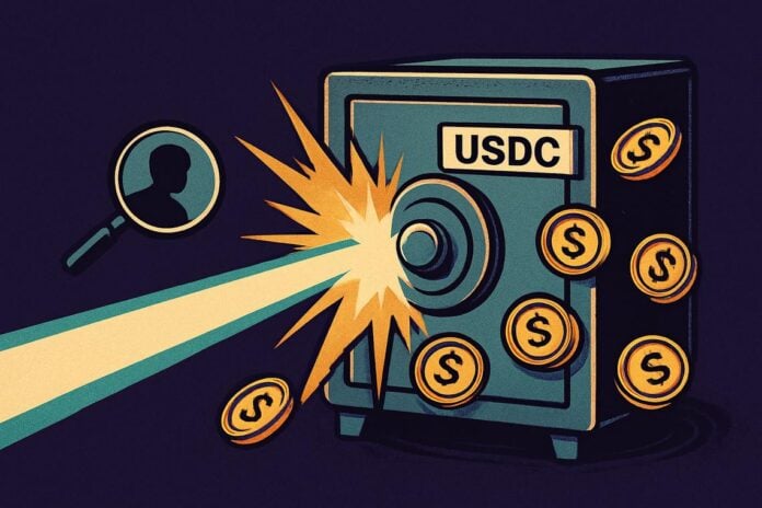 large USDC transfer